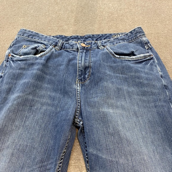 Tommy Bahama Jeans Mens 35x30 Blue Standard Straight Leg Denim Rayon Blend - Picture 2 of 12